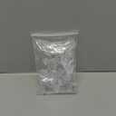Shelf Support Peg LUORNG 20PCS Clear Plastic Locking Shelf Support Pin Clips, Cabinet Shelf Pins for 1/4inch Diameter Hole and 25/32inch Shelf,Self-Locking Bracket Clips