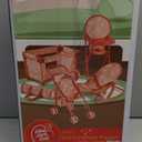 4-in-1 Baby Doll Stroller Set with Butterfly Design  Includes Toy Stroller, Crib, Bouncer & High Chair  Doll Accessories & Baby Doll Furniture Set for Toddlers 3-4 Years  Fits Dolls up to 18 Inches