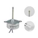 CHANCS TYC40 AC 12V Permanent Magnet Synchronous Motor 5RPM CW/CCW Shaft Length 46mm for Fiber Optic Light Christmas Ornamen