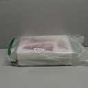 Christmas Decorations - Set of 3 Velvet Ceramic Christmas Trees - Modern Cone Indoor Christmas Decoration Centerpieces for Table Mantel and Living Room Home Decor (Red)