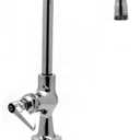 T&S Brass B-0305 Deck Mount Single Pantry Faucet with Rigid Gooseneck and Stream Regulator