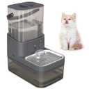 GOYJOY Smart Pet Water Fountain,Filterless Cat Water Fountain No Filter,3L/102oz Ultra Silent Cat Fountain, Separation Design
