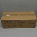 SUNVIE Low Voltage Pathway Lights Wired 3000K 5W LED Outdoor Landscape Lighting with Connectors Cast-Aluminum Waterproof Landscape Path Lights Low Voltage for Garden Walkway, 12-24V, AC/DC, 4 Pack