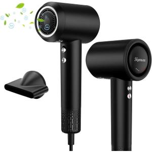SKANWEN Professional Ionic Hair Dryer, Lightweight, Portable, Black, Corded Electric