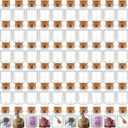 Bokon 200 Pcs Potion Bottles Cork Stoppers Small Glass Bottles DIY Mini Glass Jars Tiny Clear Vials with Cork Lids Cork Bottles for Display Art Crafts Decoration Party Supplies(5 ml)