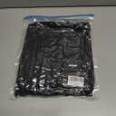 Men's Casual Cargo Pants Workout Sweatpants Joggers Stretch Hiking Drawstring Tactical Trousers (Black, S)