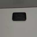 Ceramic Soap Dish with Raised Ridges, Rectangle Soap Tray, Decorative Soap Holder for Bathroom Counter, Shower and Kitchen Sink, Black