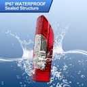 Replacement Right Side Tail Light Without Circuit for Ram ProMaster 1500 2500 3500 for 2010-2023, w/o Bulbs harness, Work Van Rear Lamp for 4725946AB RH