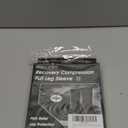 Vital Salveo Germanium & Carbon Recovery Full Leg Sleeve  Compression Leg Sleeve, Long Knee Sleeve for Arthritis, Basketball, Cycling, Football, Dark Grey (1 PC) 2X-Large