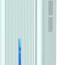 Dehumidifier, 95OZ Dehumidifier for Home 1000 Sq.Ft - Quiet with Auto Shut Off & Relaxing 7 Color Ambient Light,Ideal for Livingroom, Bedroom, Basement(Pale Turquoise)