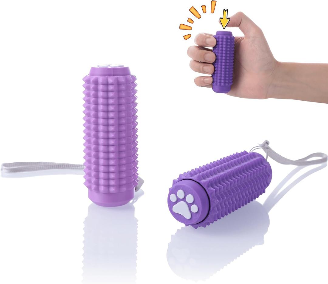 2Pcs Little Ouchies Fidget Toys for Adults, Palm Pain Stim Toys with Spiky Texture, Portable Sensory Anxiety Relief Tool for Focus and Calm, Novelty Gifts for Friends