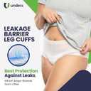 UnderX Adult Disposable Incontinence Underwear Maximum Absorbency Pull Ups, Overnight Leak Protection, 8 Cup Absorption, Soft Latex-Free, Odor Control, Easy Removal, X-Large, 40 Count