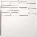 Lukeline Greeting Card Organizer Index Card Dividers,Blank Index Cards Guide, 15 Per Set