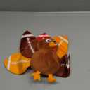 Turkey Ace Plush With Football, Stuffed Animal Toy 11in