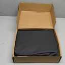 Zettum Patio Furniture Cover Rectangle - 600D Outdoor Table Cover Waterproof & Heavy Duty, Lawn Furniture Set Covers for Outside Rectangular Dining Table and Chairs Seating Combo - 88 x 62 x 28 Inch