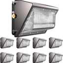 Lightdot 8Pack 200W LED Wall Pack Lights, 100-277v Dusk to Dawn with Photocell 30000Lm(150Lm/W) 5000K IP65 Outdoor Exterior Lighting for Building,Yard,Warehouse,Factory,Garage, ETL(Height:15~30ft)
