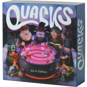 Quacks: All-in Edition Board Game  Formerly of Quedlinburg, The New Look and New Name for The Classic Game of Exploding Potions