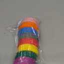 Stockroom Plus 80 Pack XXS to XXXL Sizing Rings for Clothing Racks, Small Business, Yard Sale, 8 Colors