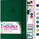 Clever Fox Planner Schedule Undated Weekly & Monthly Life Planner with Time Slots, Appointment Book & Daily Organizer, A5 (Forest Green)