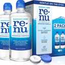 Renu Contact Lens Solution, Advanced Formula, Multi-Purpose Solution with Lens Case, Gently Cleans, Disinfects, Moisturizes & Hydrates Soft Lenses for All-Day Comfort, 12 Fl Oz (Pack of 1)