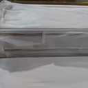 Zenna Home Over The Toilet Storage Cabinet, Wooden Bathroom Storage Organizer with Glass Doors and 3 Shelves, Bathroom Space Saver that Fits Above Toilet, White