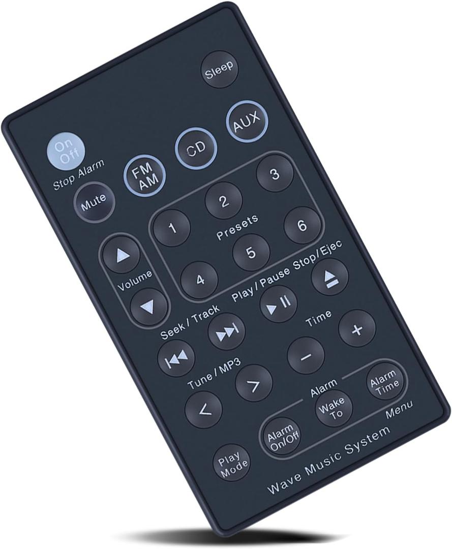 Replacement Remote Control Fite for Bose Wave Music System Radio/CD AWRCC1 AWRCC2