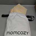 Momcozy Baby Carrier AirMesh - The Perfect Summer Sling for Newborns to Toddler 8-35 lbs - Cooling Fabric Baby Wrap, Lightweight, Ergonomic, and Easy to Wear, Beige