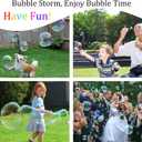 Bubble Wands Set, 28 Pcs Large Bubble Wand with Tray, Great for Kids Summer Outdoor Bubble Party Favors