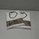 2 x MIULEE Blackout Valance Rod Pocket Thermal Insulated Window Treatment Tiers Solid Short Curtain for Small Window Bedroom 52 x 18 Inches 1 Panel Greyish White