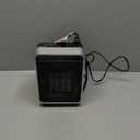 Space Heaters for Indoor Use, 1500W Portable Electric Heater with Thermostat, Ceramic Heater for Room Bedroom Office Under Desk with 3 Heating Levels, Safe Tip-Over Protection (Silver)