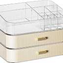 Makeup Drawer Organization Box Acrylic Cosmetic Storage Box Large Capacity Desktop Skincare Storage Box for Cosmetic