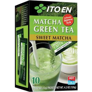 2 x Ito En Sweet Matcha Powder Sticks, 10 Sticks (EXP 09/05/27)