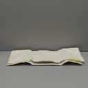 Throw Pillow Covers 20 x 20 Inch 1PC for Farmhouse Living Room, Cotton & Burlap Textured Striped Woven Boho Pillow Covers (Beige & Brown, Single Striped)