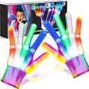 Cool Toys LED Gloves,Fun Toys for Kids Age 3-5 6-8 8-12 with 6 Flash Mode,Light Up Toy for Halloween Christmas Birthday Party