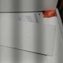 Corner Dog Crate Furniture, Wooden Dog Kennel End Table, Decorative Pet Crate Indoor Use, Furniture Style Dog House for Small Medium Dog, Dog Cage TV Stand, White and Natural DCBN0801