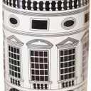 Ceramic Candle Jar with Lid Cotton Swab Holder Home Kitchen Fireplace Bedroom Decor Candle Holder (L3)