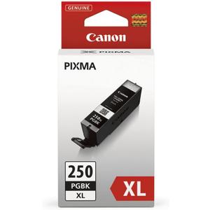 Canon PGI-250XL Genuine Pigment Black Ink Tank, Compatible with MG6320, IP7220 & MG5420, MX922, MG5520, MG6420, MG7120, iX6820, iP8720, MG7520, MG6620, and MG5620 Printers