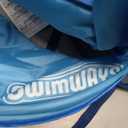 SwimWays Spring Float Premium Recliner Pool Lounger, Inflatable Pool Floats Adult with Fast Inflation for Ages 15 & Up, Sky Blue