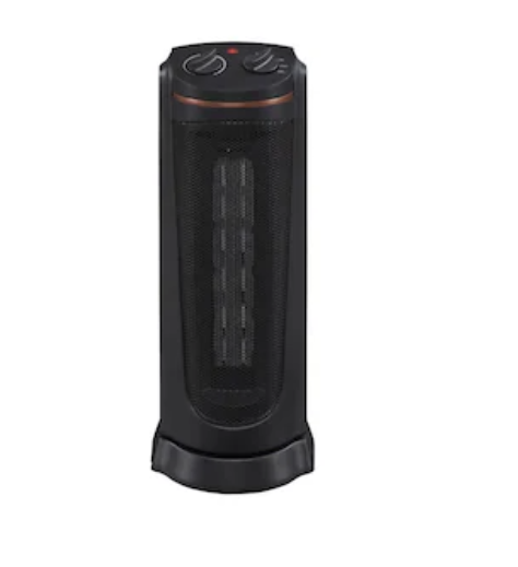 Profusion Heat Up to 1500-Watt Ceramic Tower Indoor Electric Space Heater with