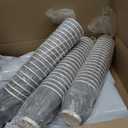 Coffee Cups 12 oz 120 Pack, Corrugated Insulated Ripple Wall Disposable Paper Coffee Cups 12oz, To Go for Hot Beverage or Cold Drinks Office/Home/Cafe/Party/Travel (Gray)