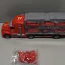 JOYIN 25 in 1 Fire Truck Vehicle Toy Set with Sounds and Lights, Fire Engine Vehicles in Carrier Truck, Mini Rescue Emergency Car Toy, Birthday Gifts for Over 3 Years Old Boys, Easter Basket