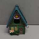 WUWEOT Garden Bird House for Outdoors, Clearance Hanging Bird Nest, Colorful Decorative Cute Resin Birdhouses for Outside Indoors Garden Backyard Decor, Gift for Bird Lovers