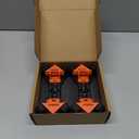 PONY 4-Pack Corner Clamp for Woodworking, 90 Degree Right Angle Clamp, Light-Duty Single Handle Wood Clamps, Adjustable Spring Loaded Woodworking Clamp, Frame Cabinet Wood Tools Accessories