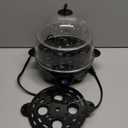 Dash Deluxe Egg Cooker - Boiler, Poacher & Steamer - Includes Measuring & Recipe Guide - Dishwasher Safe - BPA Free - Holds 12 Eggs, Black