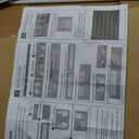 Cordless Vinyl Mini L Blinds 20" W x 48" H, 1" Slat White Horizontal Windows L Blind for Door, Shades, Camper, Light Filtering, Interiors, Arrive 1/2 Inch Narrower Indoor