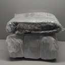 Hobestluk 3 in 1 Bean Bag Chair Giant Bean Bag Chairs Convertible Bean Bag Floor Cushion with Machine Washable Cover, Beanbag Chairs for Adult (Grey)