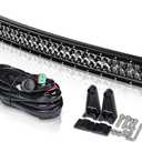 5D Black Lens 42 Inch 400W LED Light Bar Curved Combo Led Bar Barra Led for Off Road Truck Boat SUV 4X4 4WD ATV