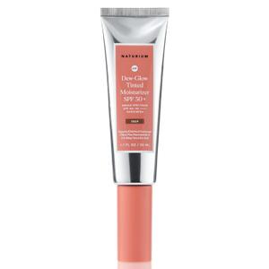 Naturium Dew-Glow Tinted Moisturizer SPF 50+ Deep, Daily Moisturizing Sunscreen & Face Primer Face Primer with Tint, Skin Protector with Dewy Finish, 1.7 oz