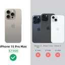 Arae Compatible for iPhone 15 Pro Max Case with Card Holder - Wallet Case with PU Leather Card Pockets Back Flip Cover for iPhone 15 Pro Max 6.7 inch - Black