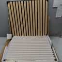 Upick Acoustic Wood Wall Panels - 4 Pack 24"x24" Sound-Absorbing Slat Wood Panels, MDF Panels for Home, Studio, Office (Oak)